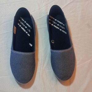 Adidas slip on shoes navy size 9